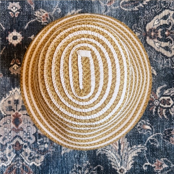 ERIC JAVITIS “Squishee” Natural Straw White Ribbon UPF 50+ Packable Bucket Hat main image 10